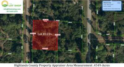 Residential Land For Sale in Lake Placid, Florida