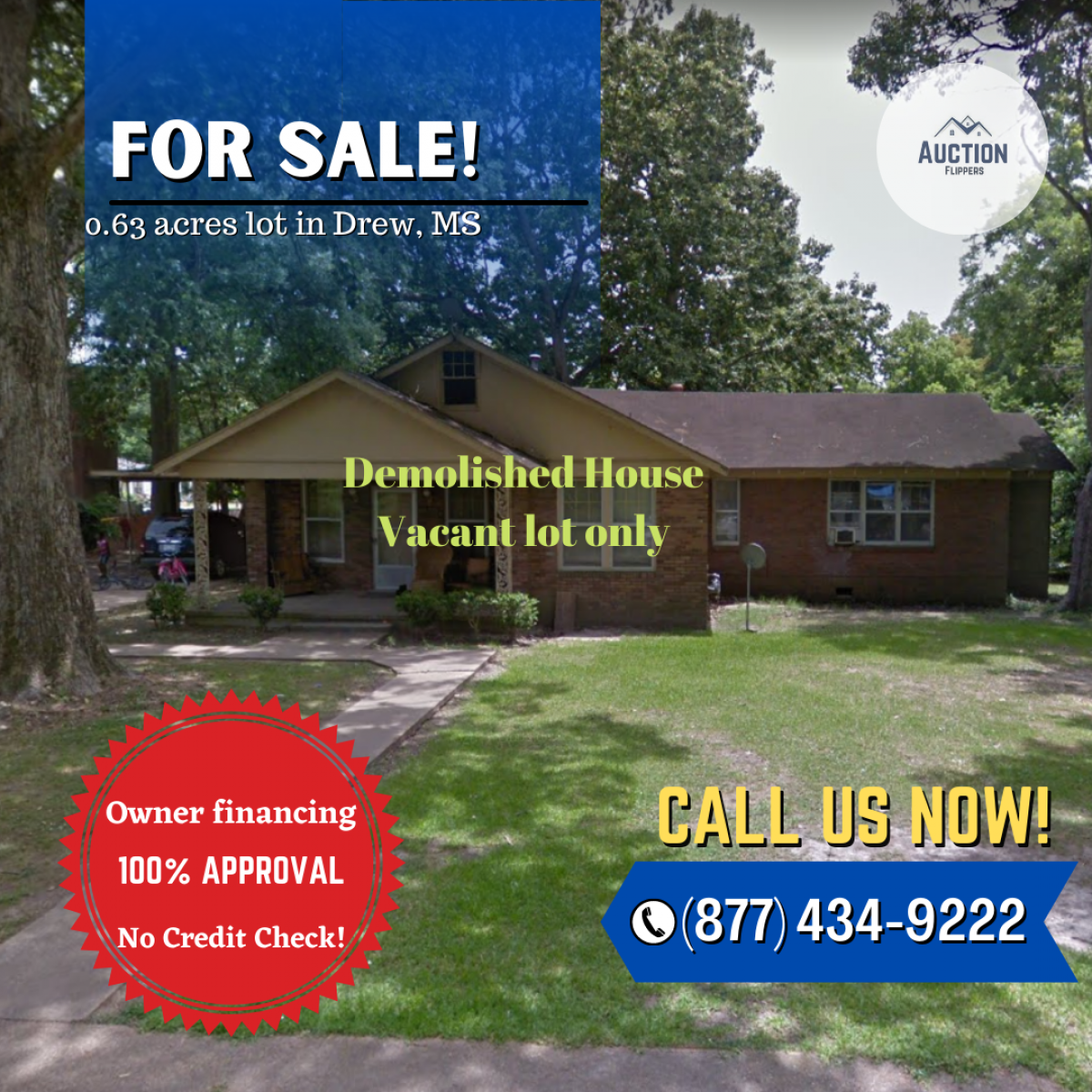 Picture of Residential Land For Sale in Drew, Mississippi, United States