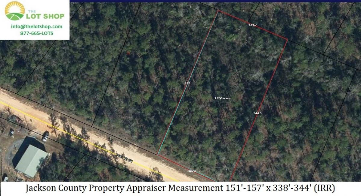 Picture of Residential Land For Sale in Alford, Florida, United States