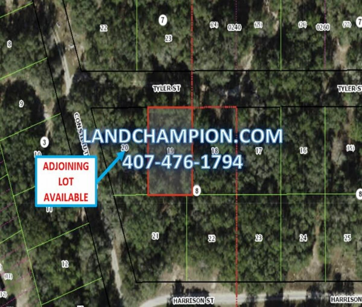 Picture of Residential Land For Sale in Inverness, Florida, United States