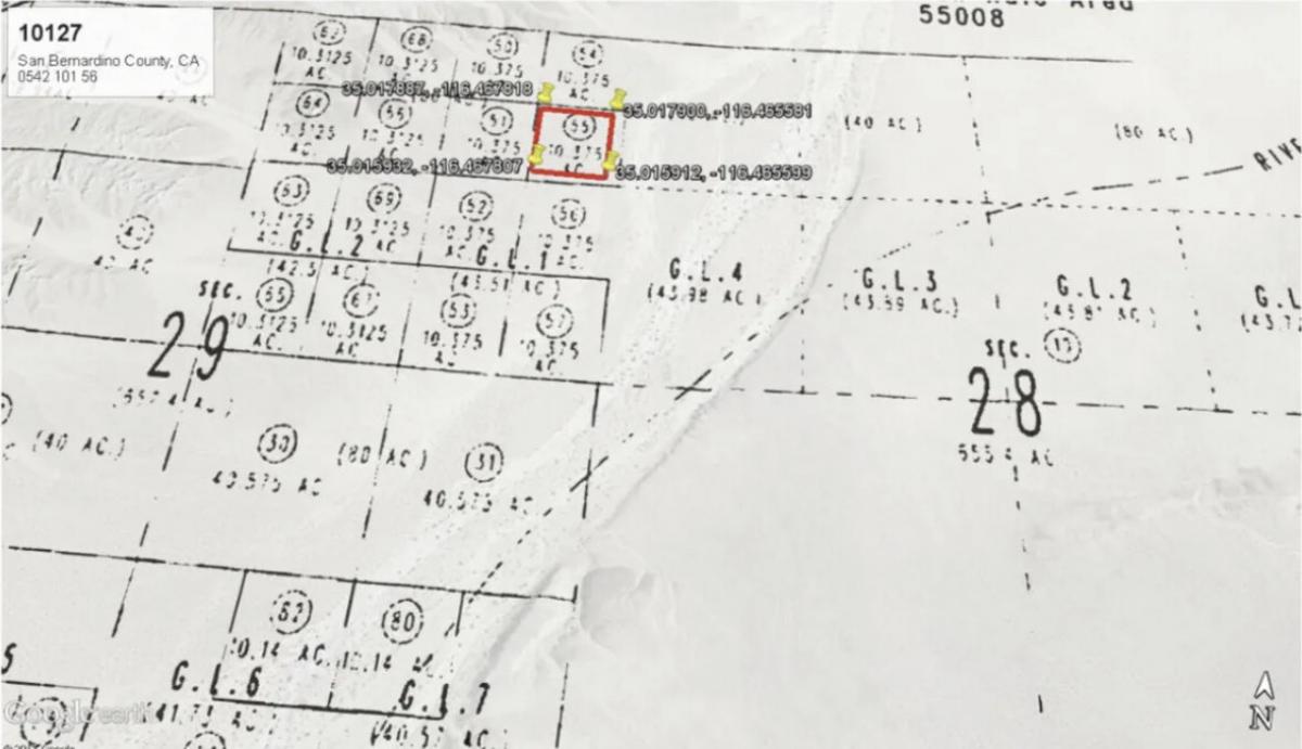 Picture of Residential Land For Sale in Baker, California, United States