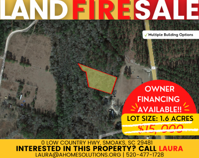 Residential Land For Sale in Smoaks, South Carolina