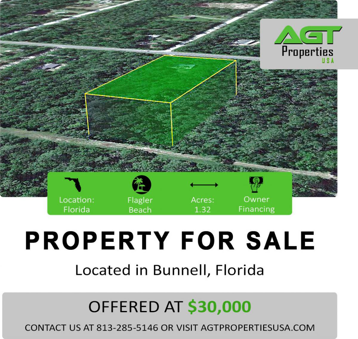 Picture of Residential Land For Sale in Bunnell, Florida, United States