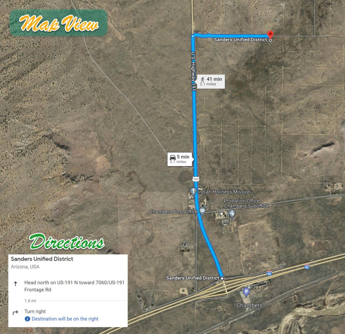 Picture of Residential Land For Sale in Chambers, Arizona, United States