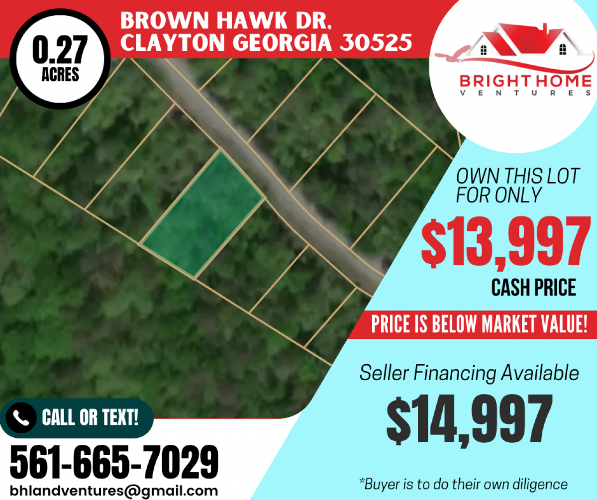 Picture of Residential Land For Sale in Clayton, Georgia, United States