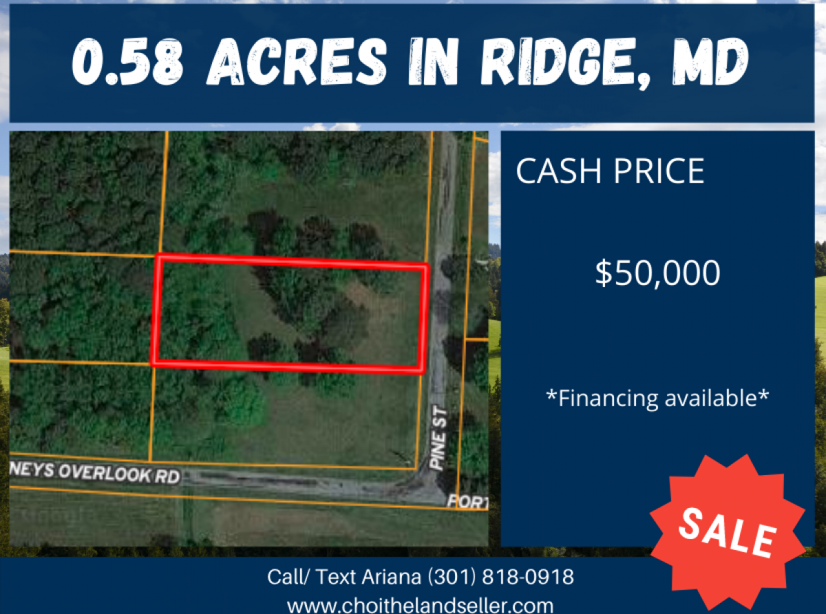 Picture of Residential Land For Sale in Ridge, Maryland, United States