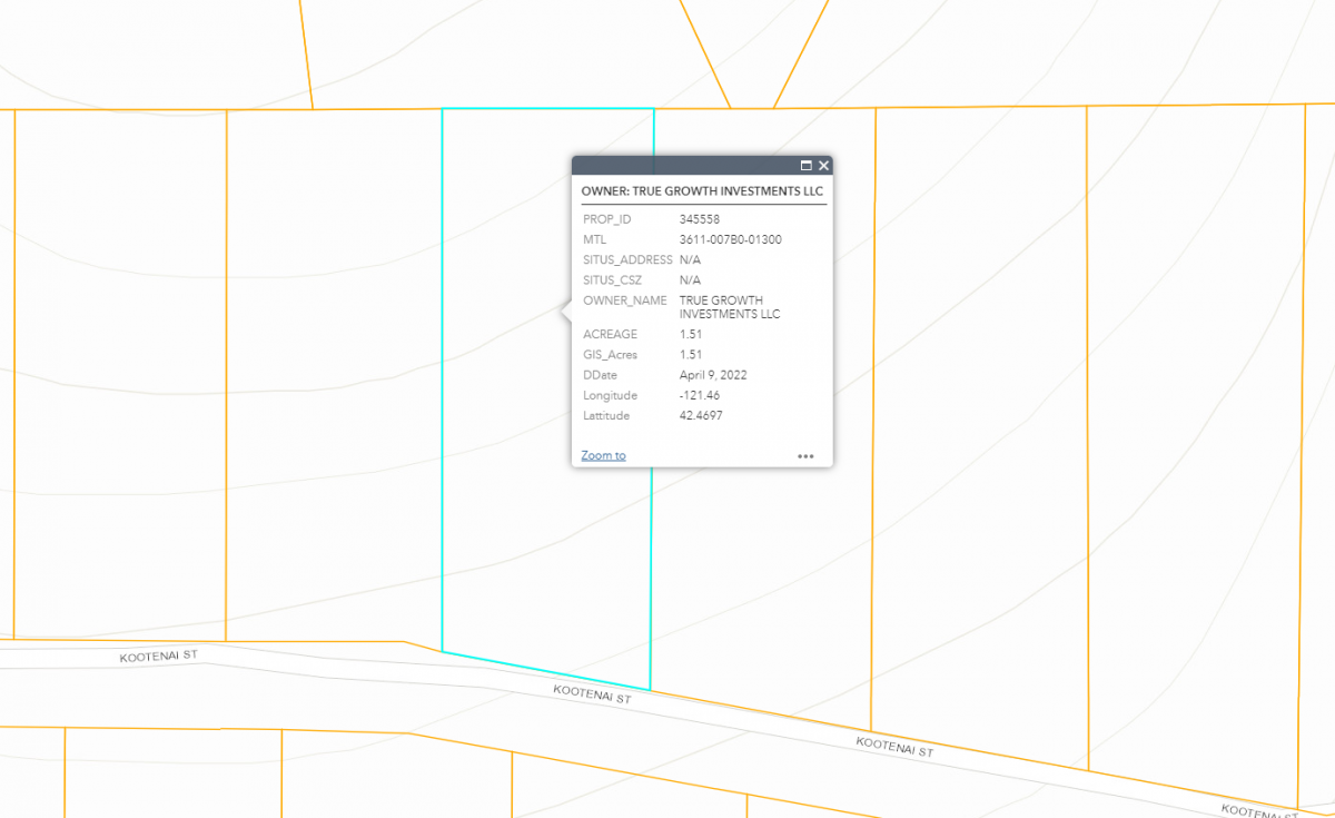 Picture of Residential Land For Sale in Chiloquin, Oregon, United States