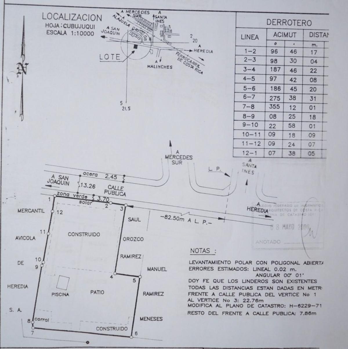 Picture of Residential Land For Sale in San Isidro, Heredia, Costa Rica