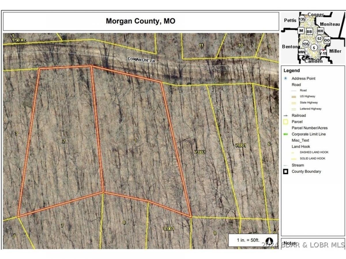 Picture of Residential Land For Sale in Rocky Mount, Missouri, United States