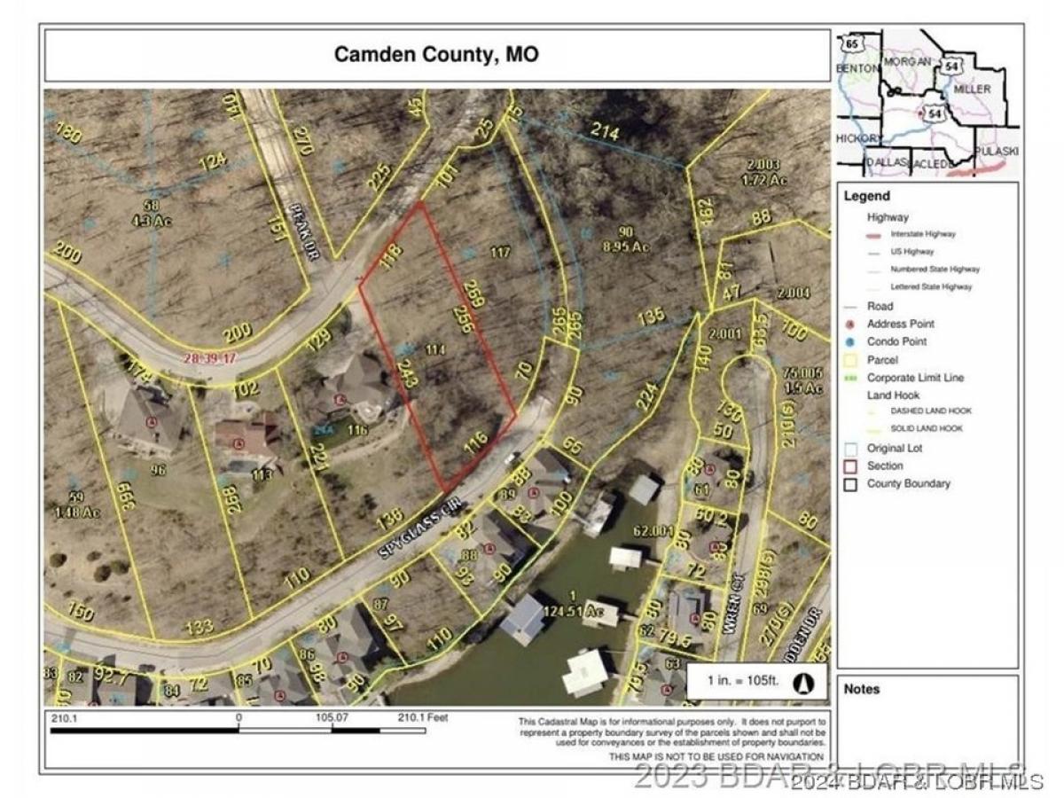 Picture of Residential Land For Sale in Camdenton, Missouri, United States