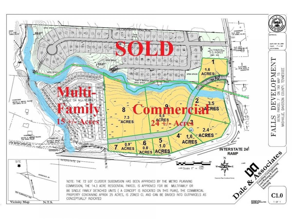 Picture of Residential Land For Sale in Joelton, Tennessee, United States