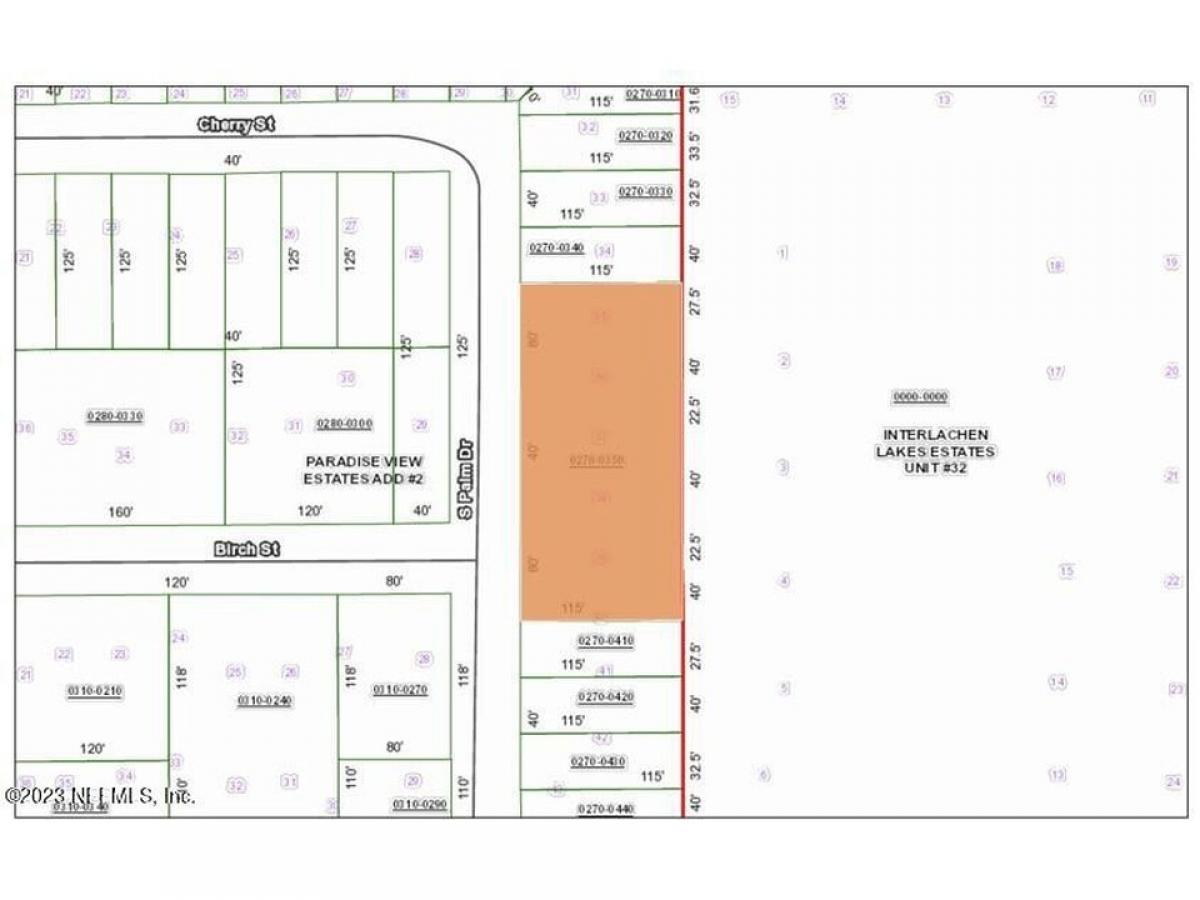 Picture of Residential Land For Sale in Interlachen, Florida, United States