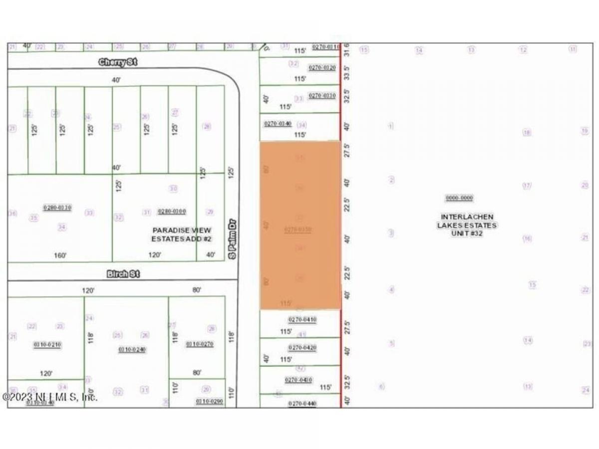 Picture of Residential Land For Sale in Interlachen, Florida, United States