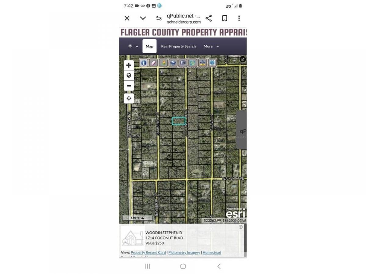 Picture of Residential Land For Sale in Bunnell, Florida, United States