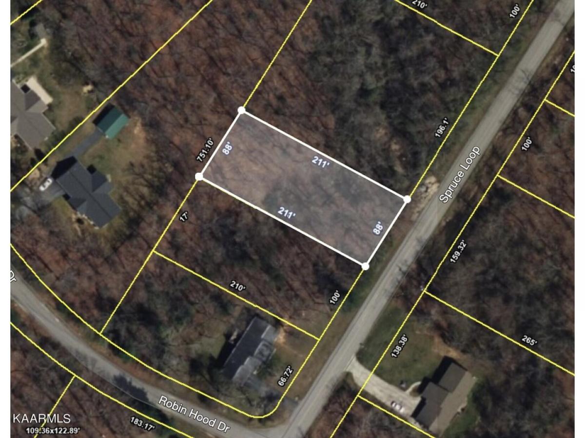 Picture of Residential Land For Sale in Crossville, Tennessee, United States