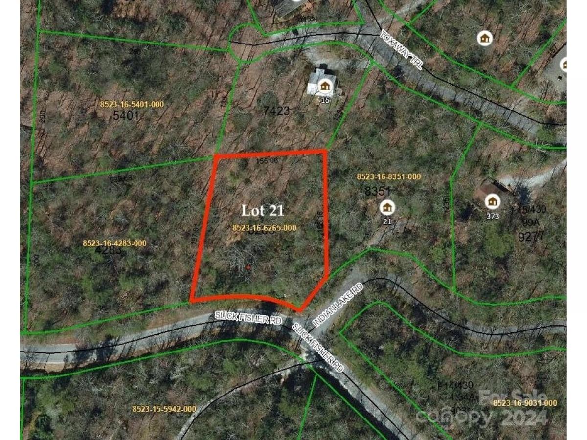 Picture of Residential Land For Sale in Lake Toxaway, North Carolina, United States