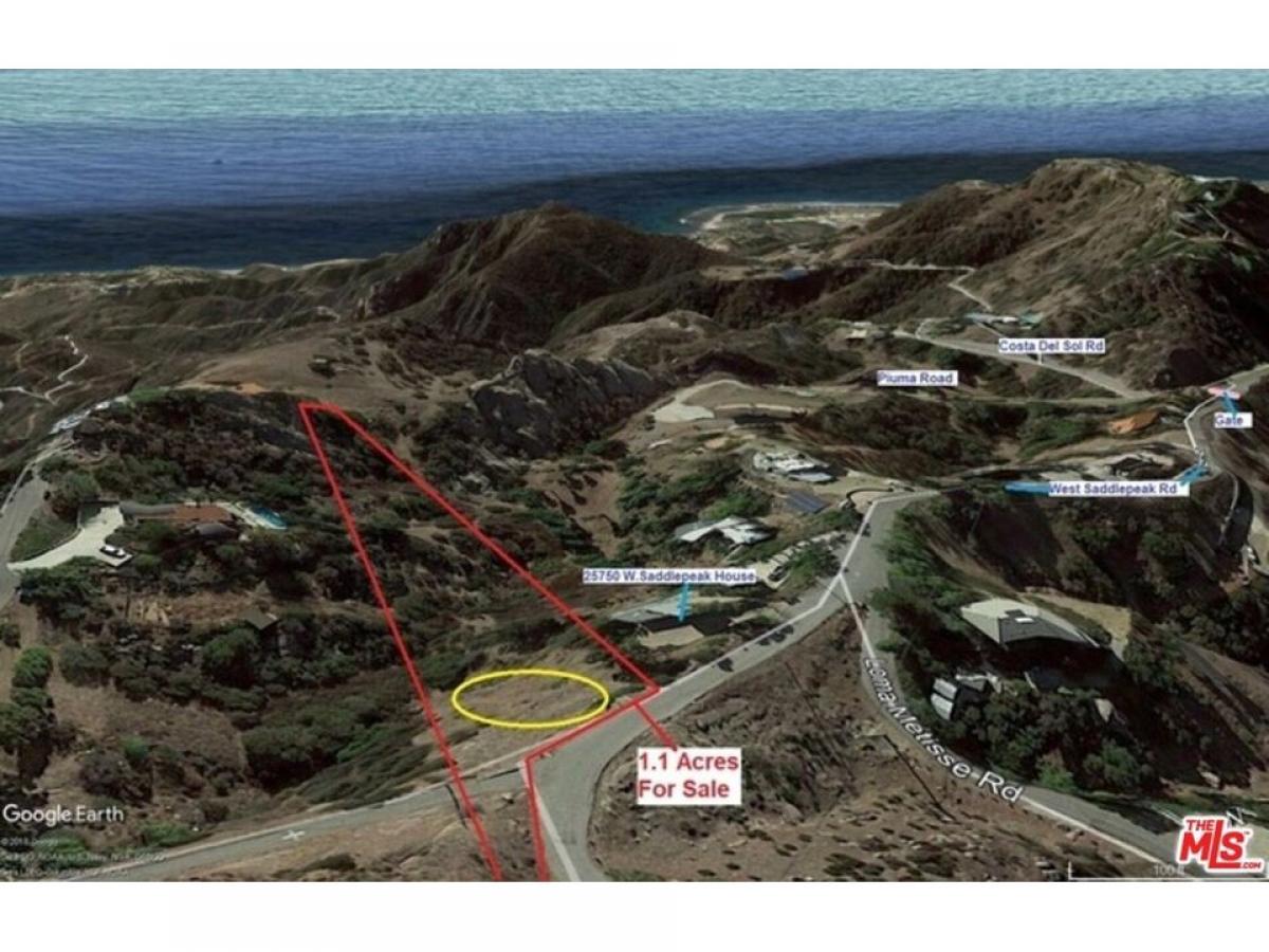 Picture of Residential Land For Sale in Malibu, California, United States