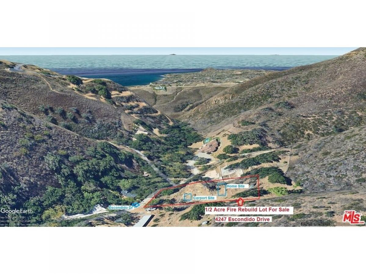 Picture of Residential Land For Sale in Malibu, California, United States