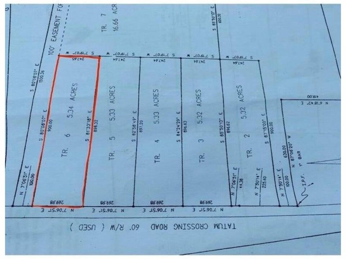 Picture of Residential Land For Sale in Trion, Georgia, United States