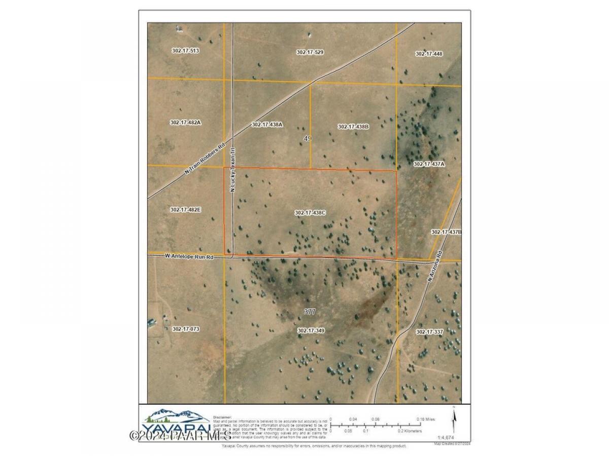 Picture of Residential Land For Sale in Ash Fork, Arizona, United States