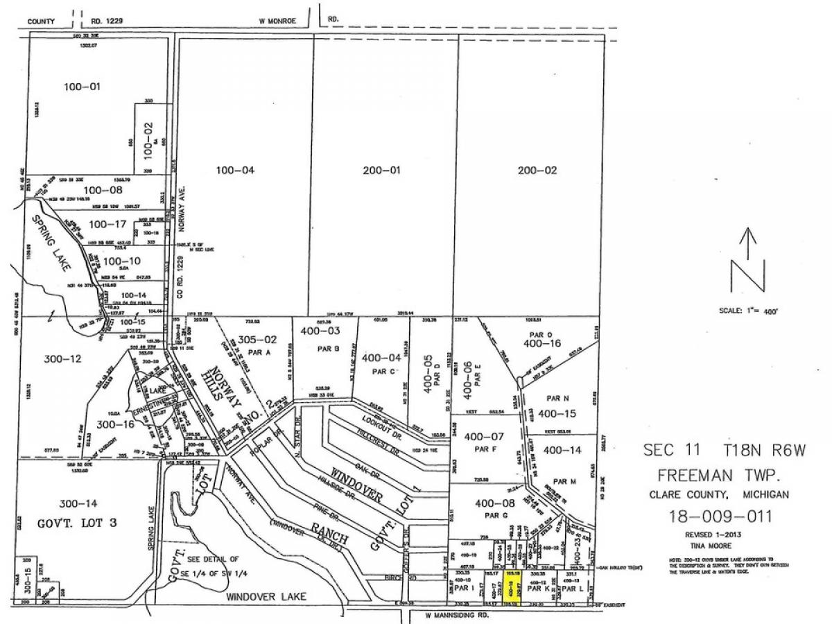 Picture of Residential Land For Sale in Lake, Michigan, United States