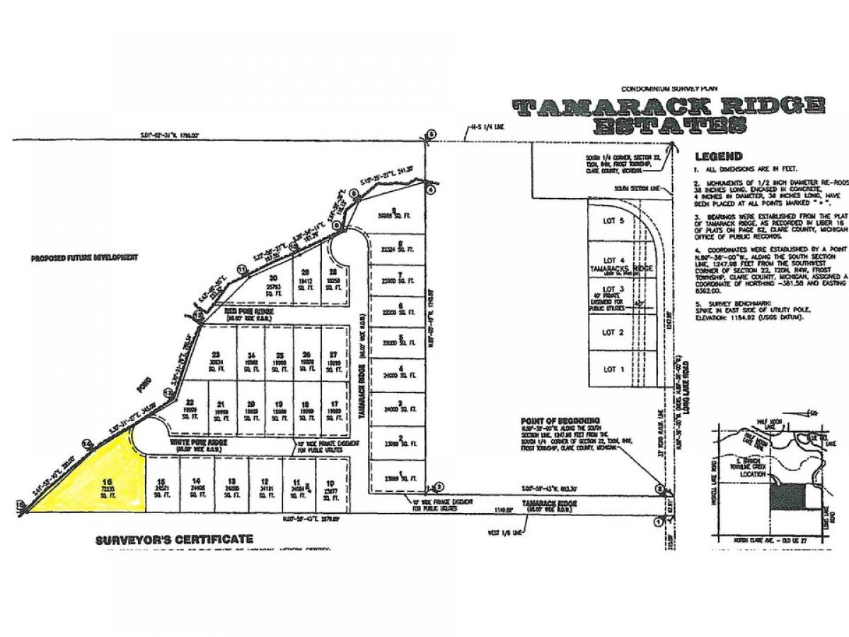 Picture of Residential Land For Sale in Harrison, Michigan, United States