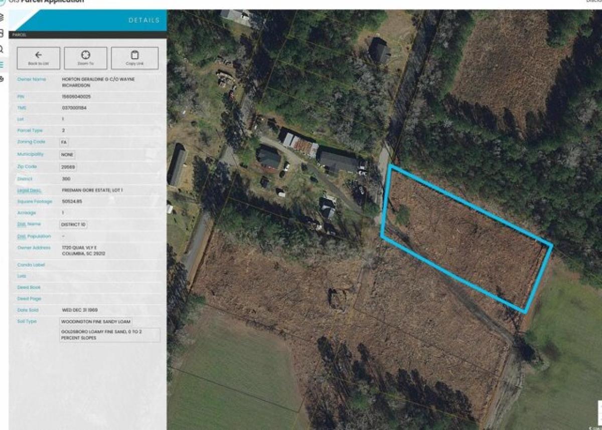 Picture of Residential Land For Sale in Loris, South Carolina, United States