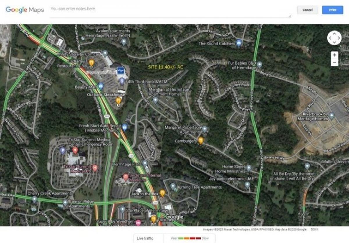 Picture of Residential Land For Sale in Hermitage, Tennessee, United States