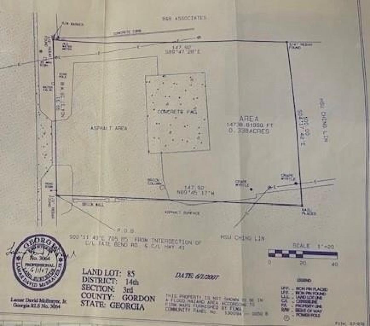 Picture of Residential Land For Sale in Calhoun, Georgia, United States