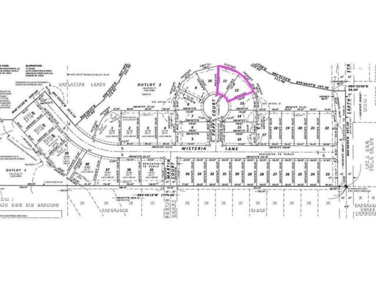 Picture of Residential Land For Sale in New Richmond, Wisconsin, United States