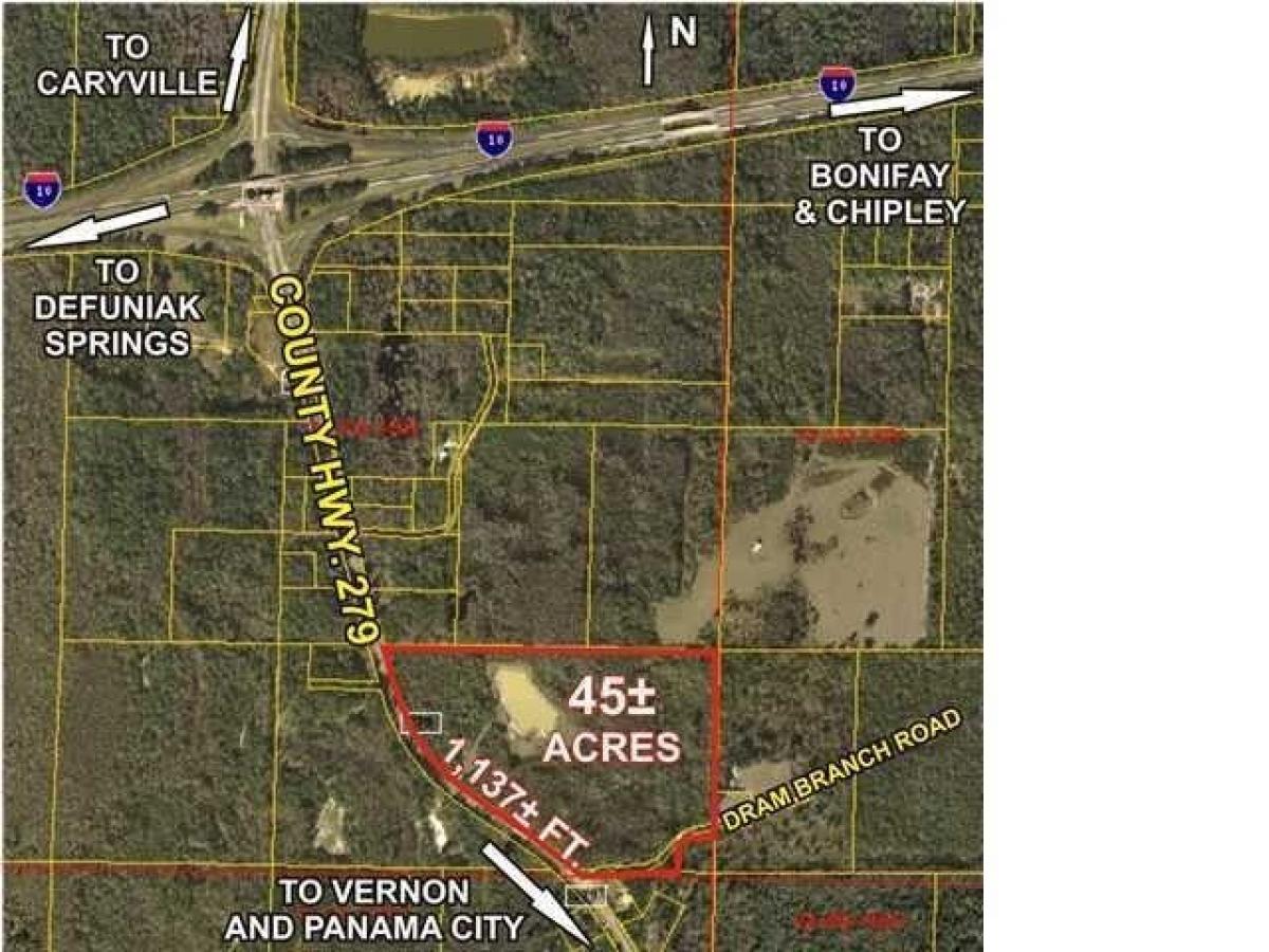 Picture of Residential Land For Sale in Caryville, Florida, United States