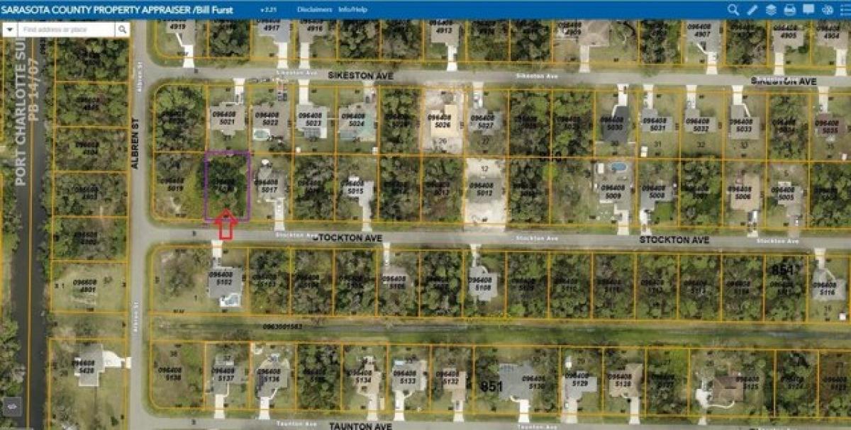 Picture of Residential Land For Sale in North Port, Florida, United States