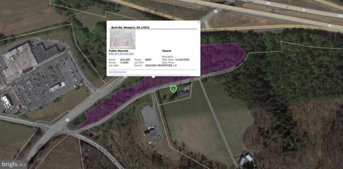 Picture of Residential Land For Sale in Newport, Pennsylvania, United States