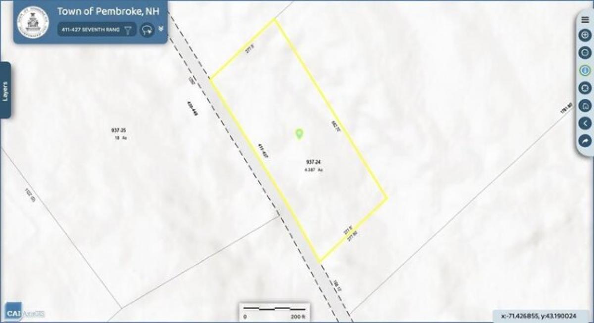 Picture of Residential Land For Sale in Pembroke, New Hampshire, United States