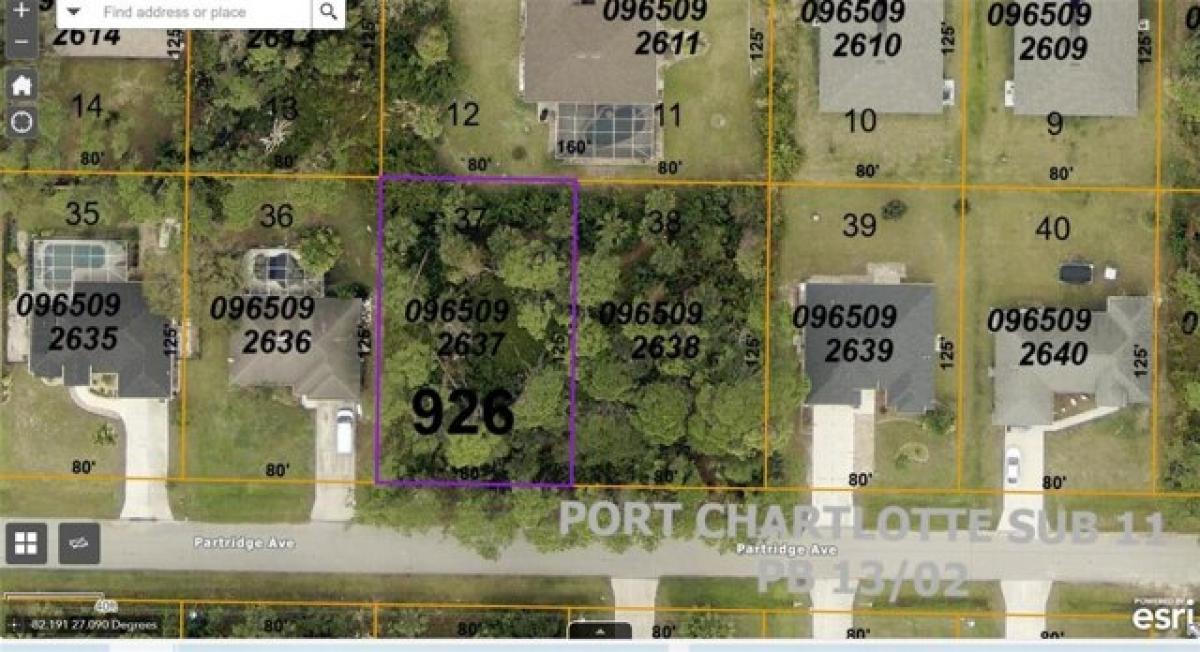 Picture of Residential Land For Sale in North Port, Florida, United States