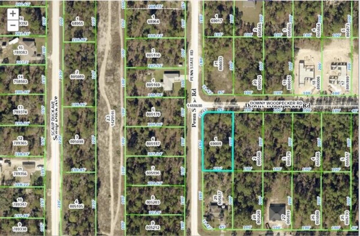 Picture of Residential Land For Sale in Weeki Wachee, Florida, United States