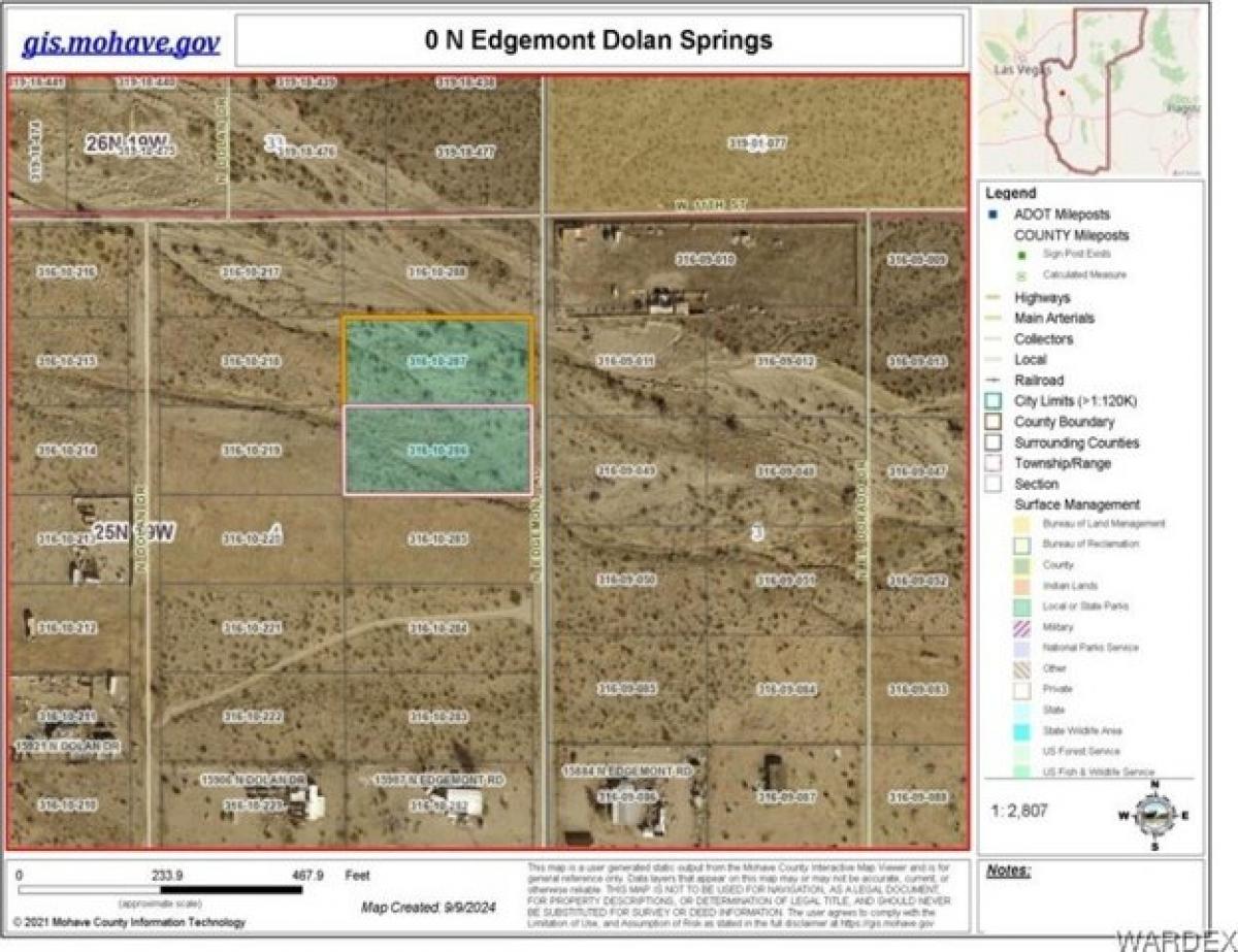 Picture of Residential Land For Sale in Dolan Springs, Arizona, United States