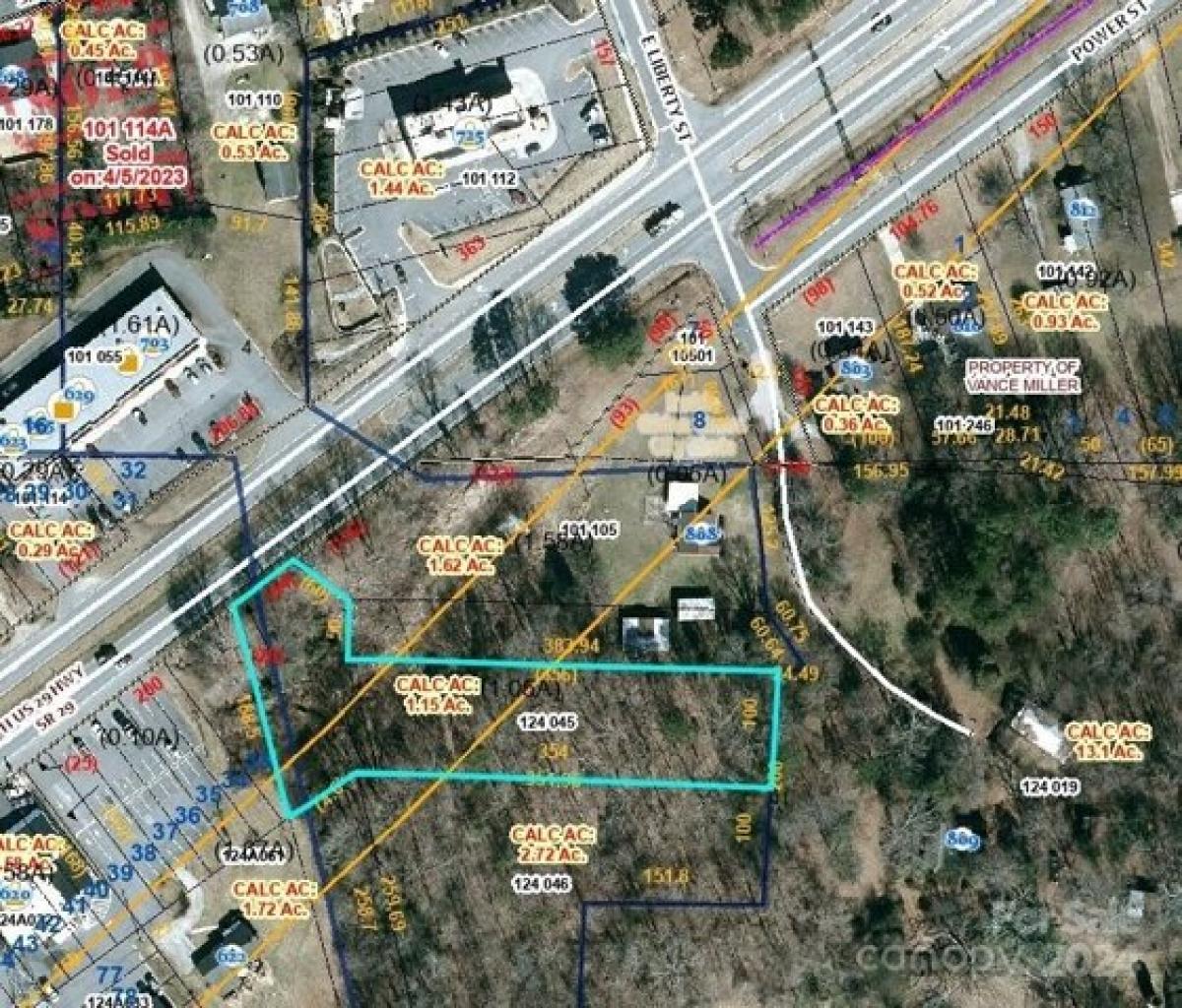 Picture of Residential Land For Sale in China Grove, North Carolina, United States