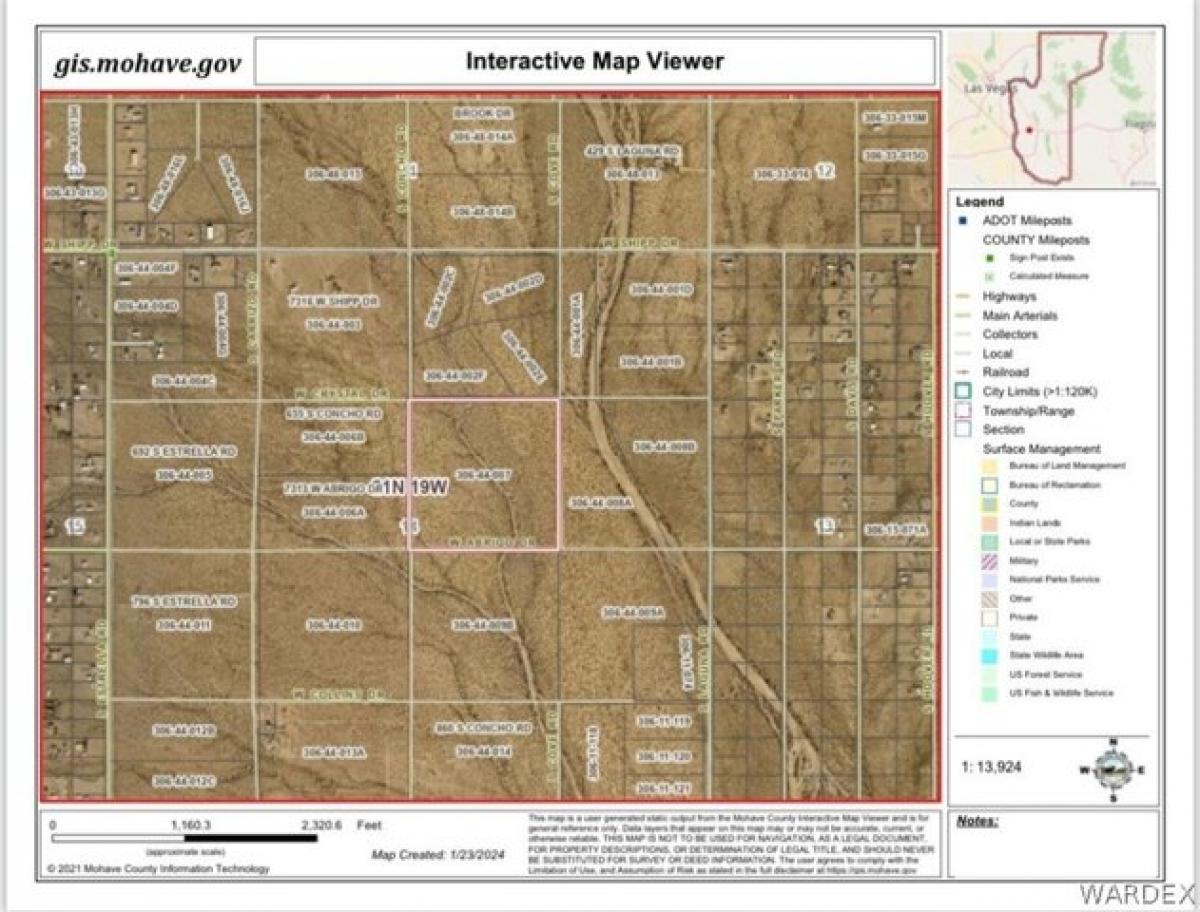 Picture of Residential Land For Sale in Golden Valley, Arizona, United States