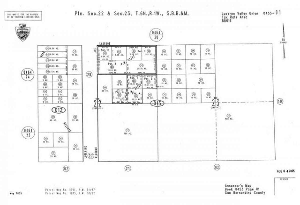 Picture of Residential Land For Sale in Lucerne Valley, California, United States