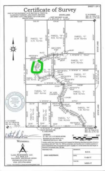 Residential Land For Sale in Lake, Michigan