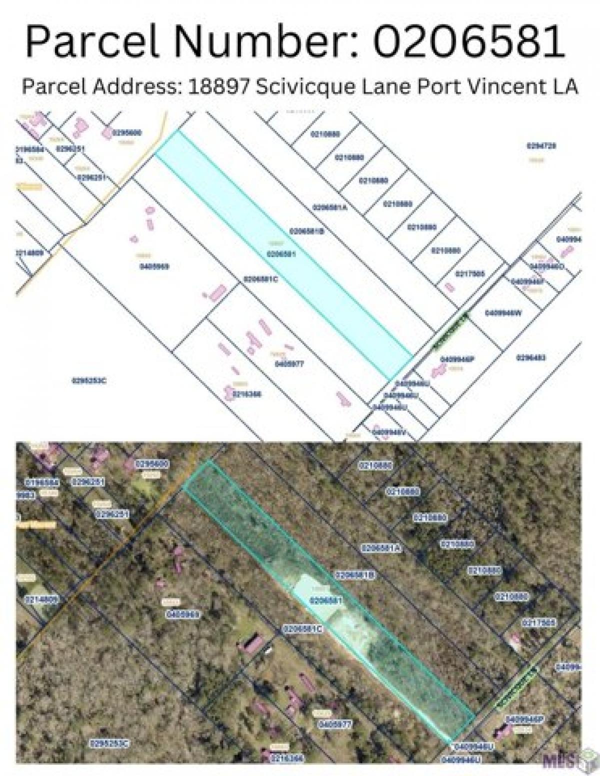 Picture of Residential Land For Sale in Port Vincent, Louisiana, United States