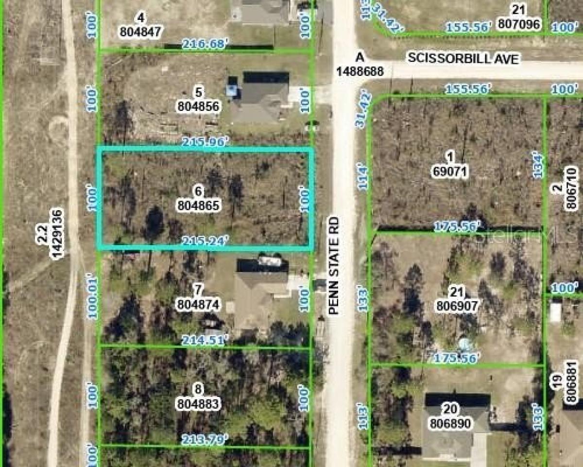 Picture of Residential Land For Sale in Weeki Wachee, Florida, United States