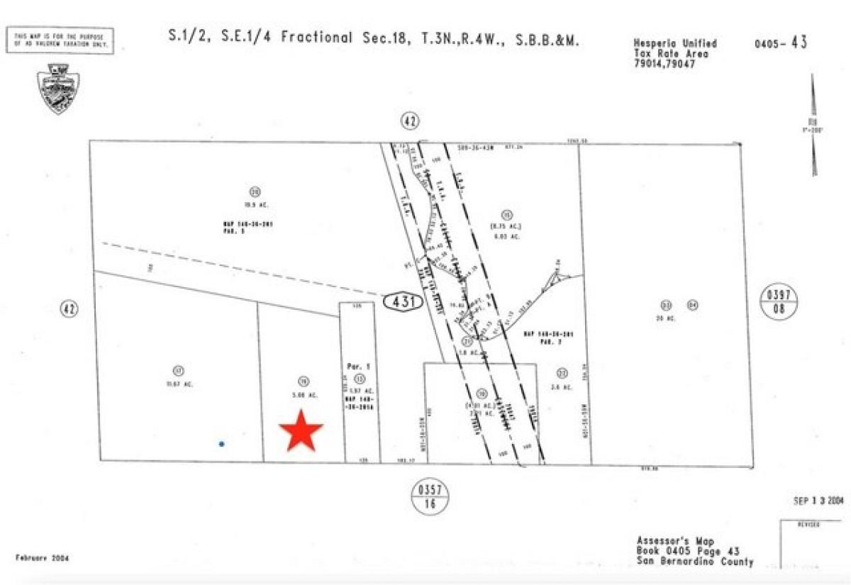 Picture of Residential Land For Sale in Hesperia, California, United States