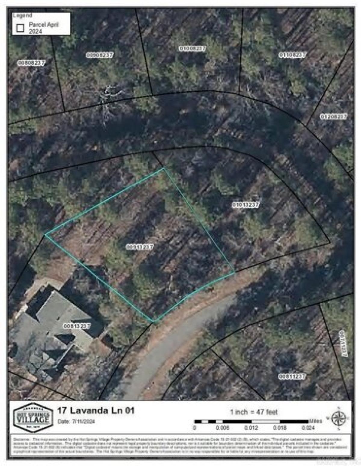 Picture of Residential Land For Sale in Hot Springs Village, Arkansas, United States