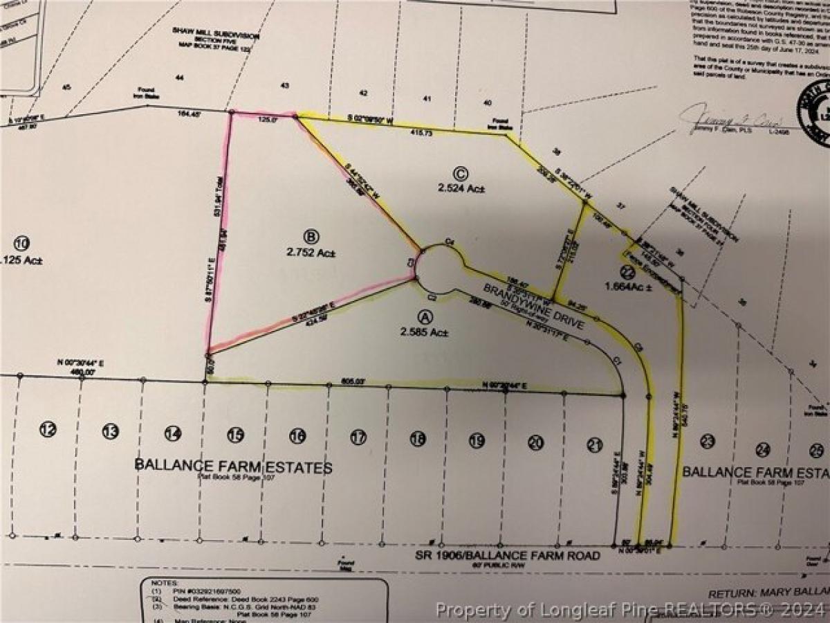 Picture of Residential Land For Sale in Saint Pauls, North Carolina, United States