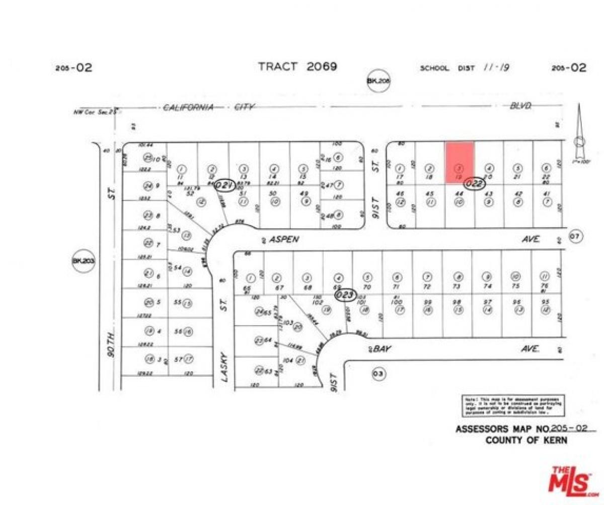 Picture of Residential Land For Sale in California City, California, United States