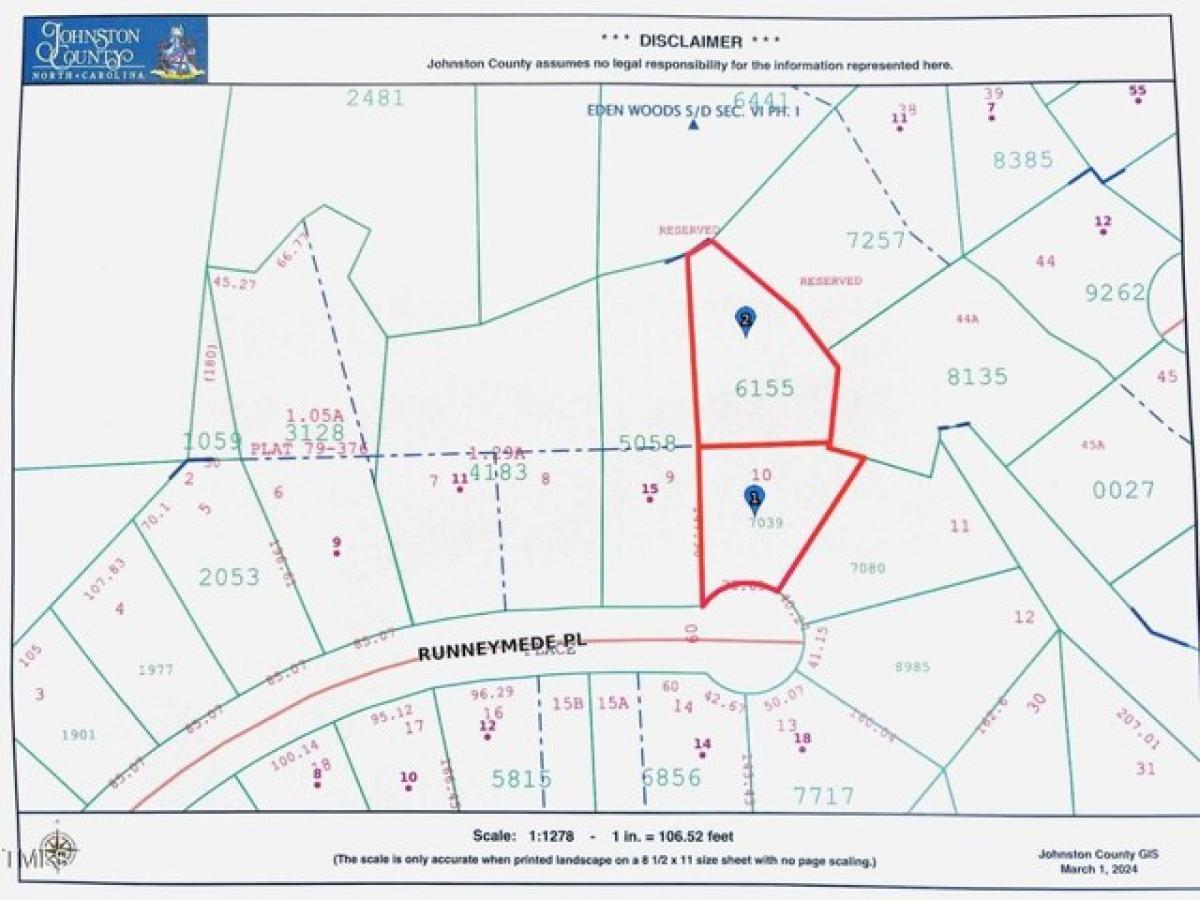 Picture of Residential Land For Sale in Smithfield, North Carolina, United States