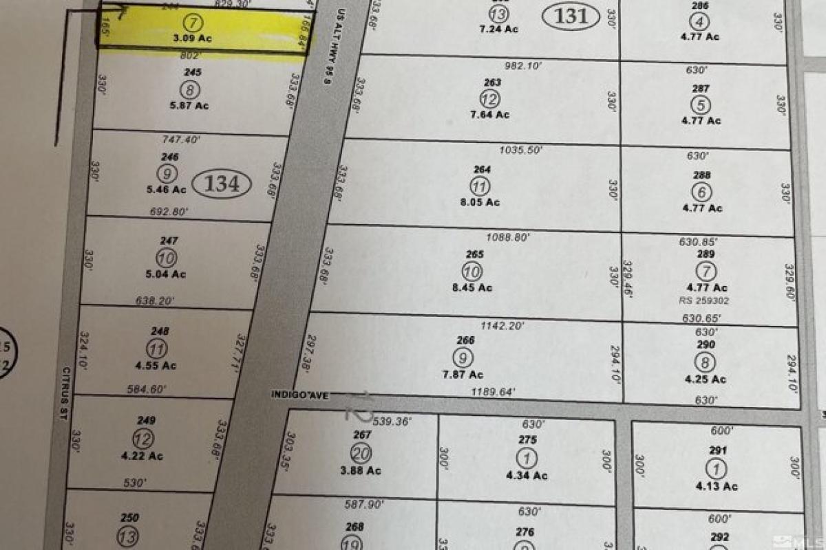 Picture of Residential Land For Sale in Silver Springs, Nevada, United States