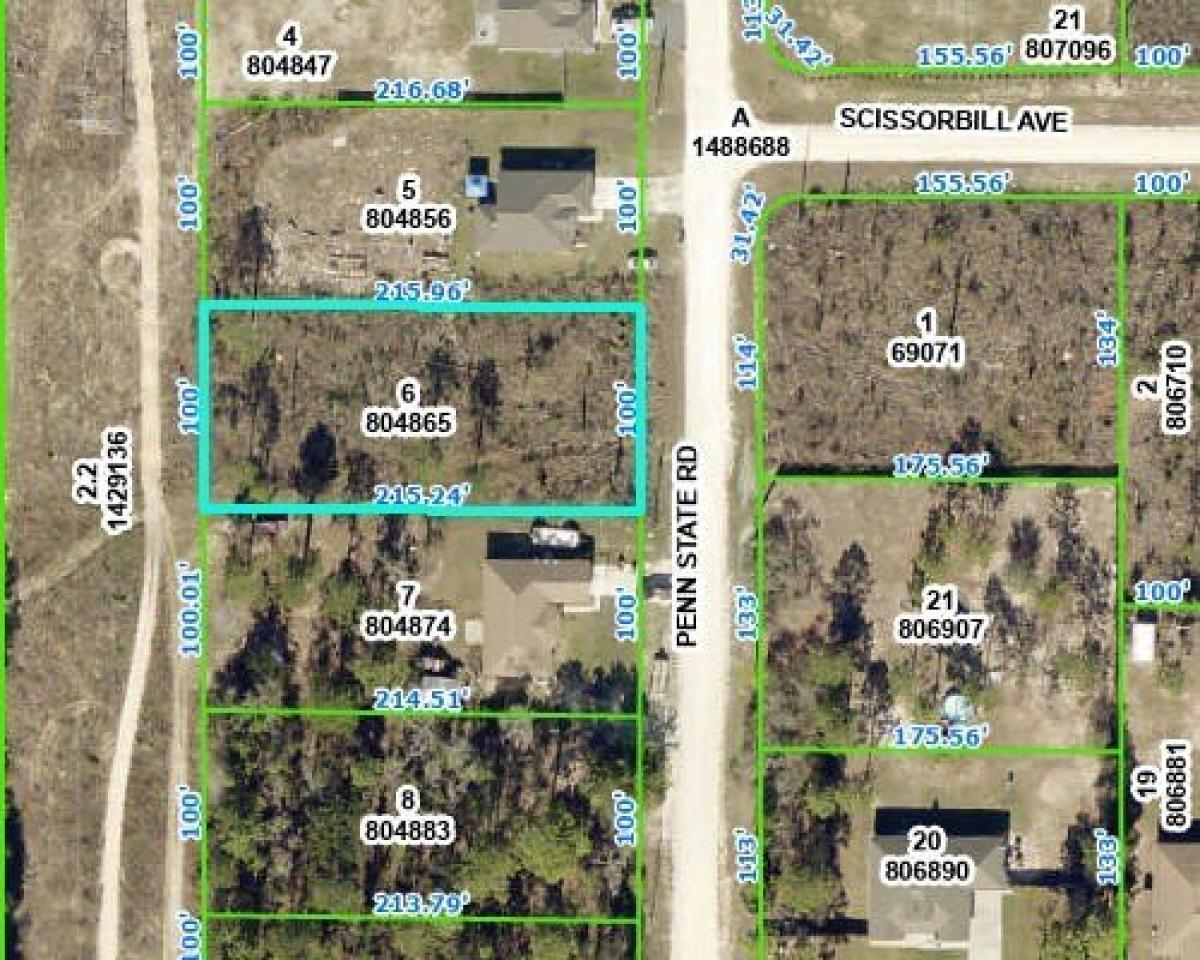 Picture of Residential Land For Sale in Weeki Wachee, Florida, United States